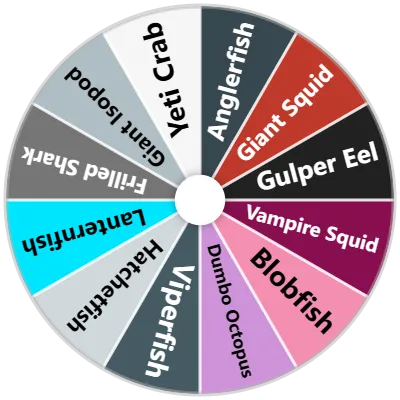 Deep Sea Creatures Spinner