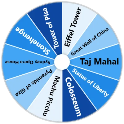 Famous Landmarks Spinner