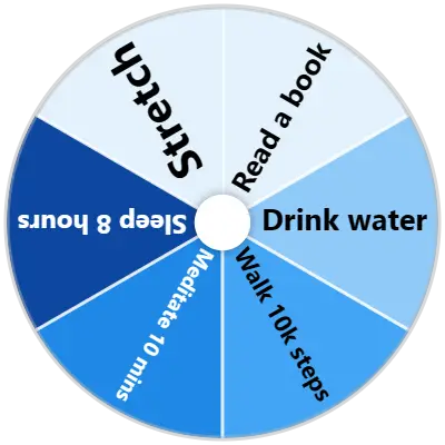 Habit Tracker Spinner