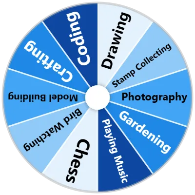 Kids' Hobbies Spinner