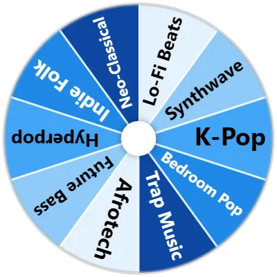 Modern Music Genre Spinner