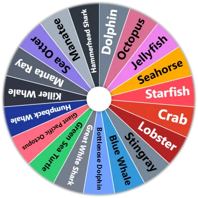 Ocean Animal Spinner