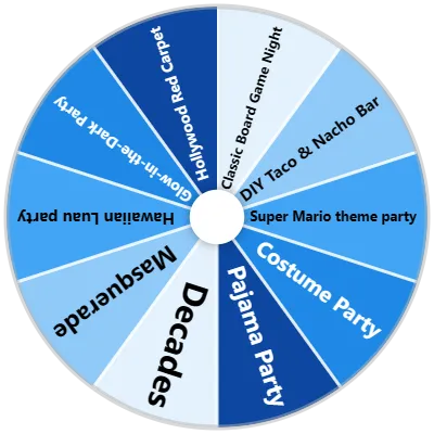 Party Theme Spinner