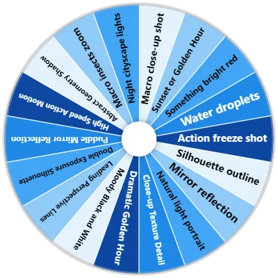 Photography Prompts Spinner