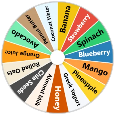 Smoothie Ingredients Spinner