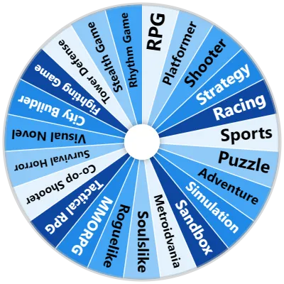 Video Game Genre Spinner
