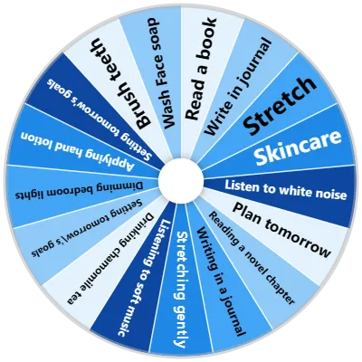Bedtime Routine Spinner