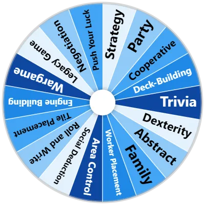 Board Game Category Spinner
