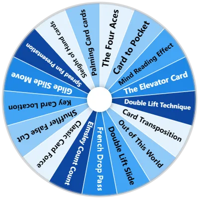 Card Magic Tricks Spinner