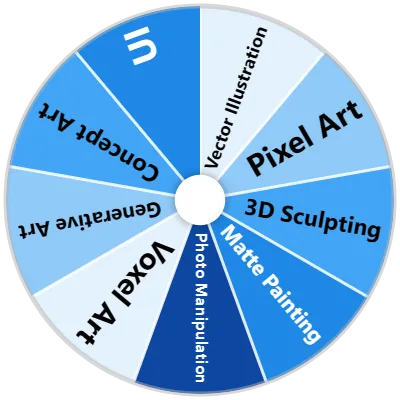 Digital Art Spinner