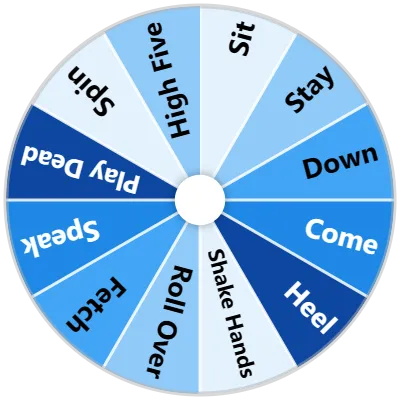 Basic Dog Tricks Spinner