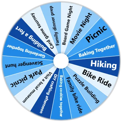 Family Activity Spinner