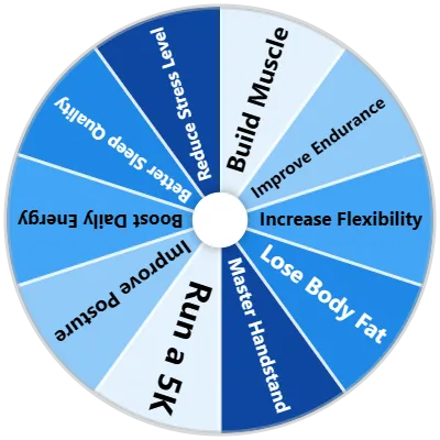 Fitness Goal Spinner