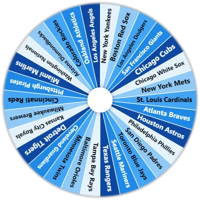 MLB Teams Spinner