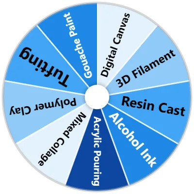 Modern Art Medium Spinner