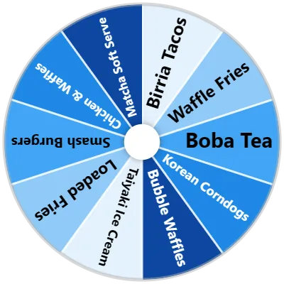 Street Food Trend Spinner