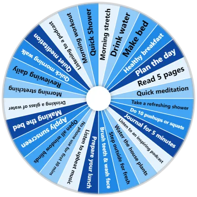 Morning Routine Spinner