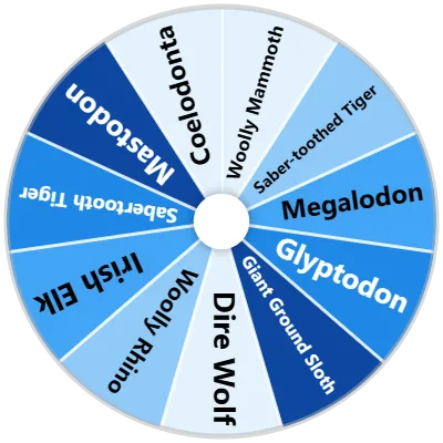 Prehistoric Mammals Spinner