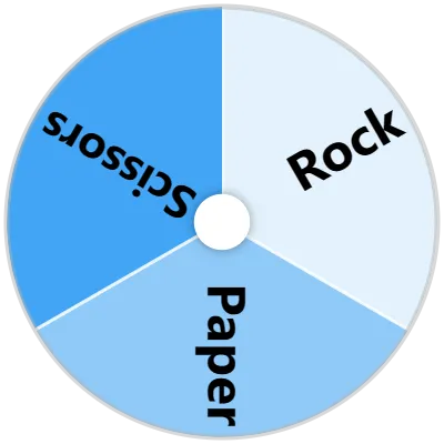 Rock Paper Scissors Spinner