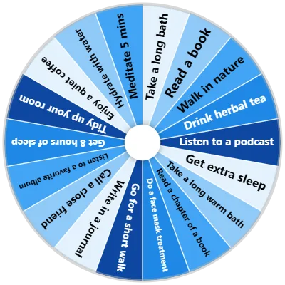 Self-Care Spinner