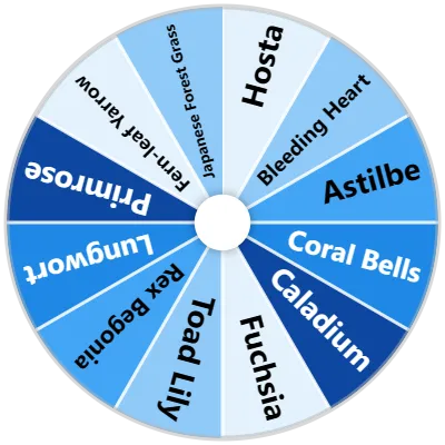 Shade Perennials Spinner