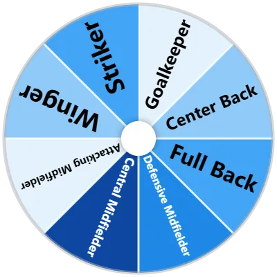 Soccer Positions Spinner
