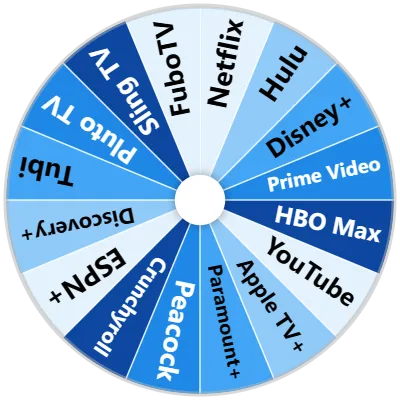 Streaming Service Spinner