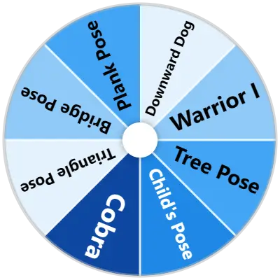 Yoga Pose Spinner