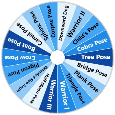 Yoga Pose Spinner